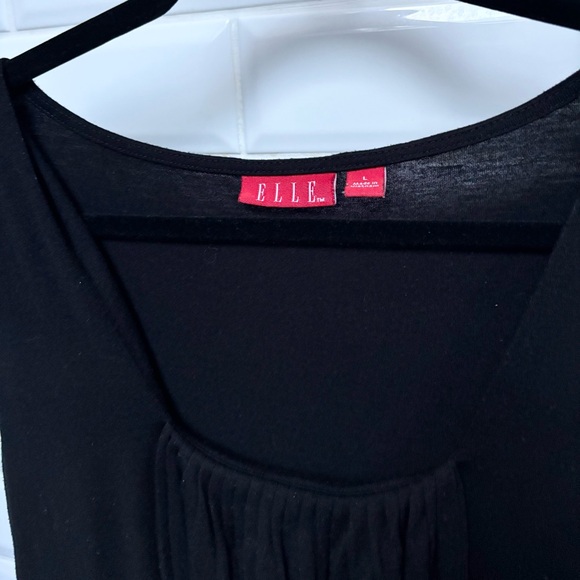 Women’s Large Elle Black Ruffle Detailed Midi Dress - Picture 4 of 5